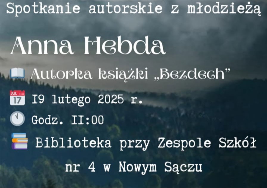 Spotkanie z pisarką w ZS4