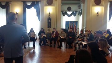 Spotkanie Przewodniczących Samorządów Uczniowskich z Prezydentem Miasta 1