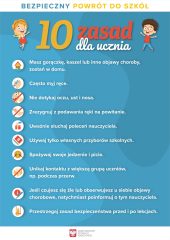 Bezpieczny powrót do szkoły 1