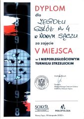 I Niepodległościowy Turniej Strzelecki 1