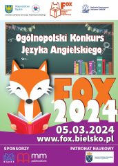 Konkursu Języka Angielskiego FOX 2024 1